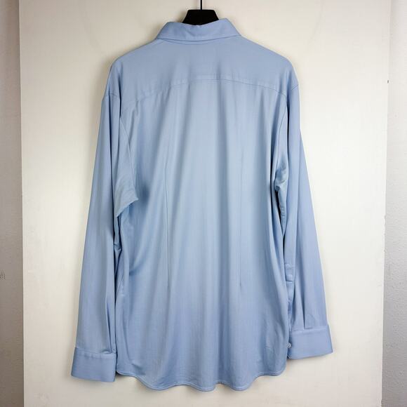 Mizzen+Main Spinnaker Blue Label Trim Fit Button Up Shirt - 2XL XXL - Picture 6 of 8